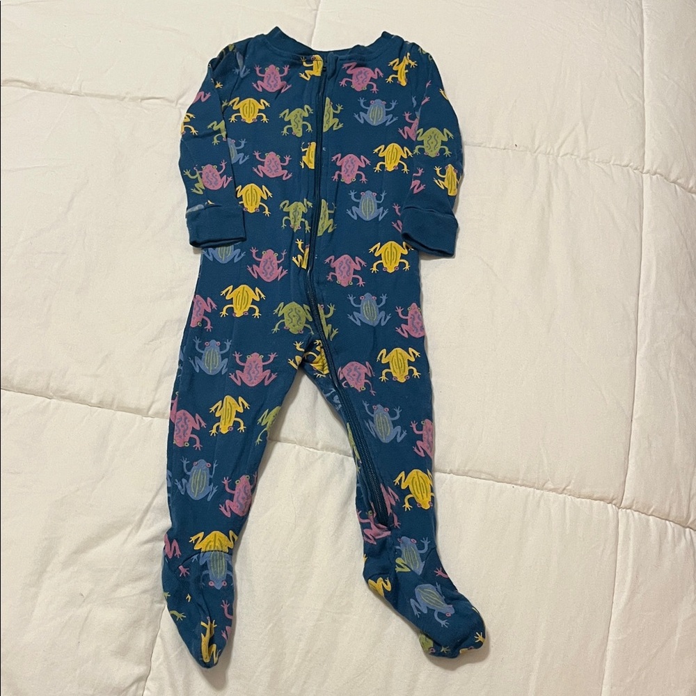dip Blue Kids One Piece with Frog Print